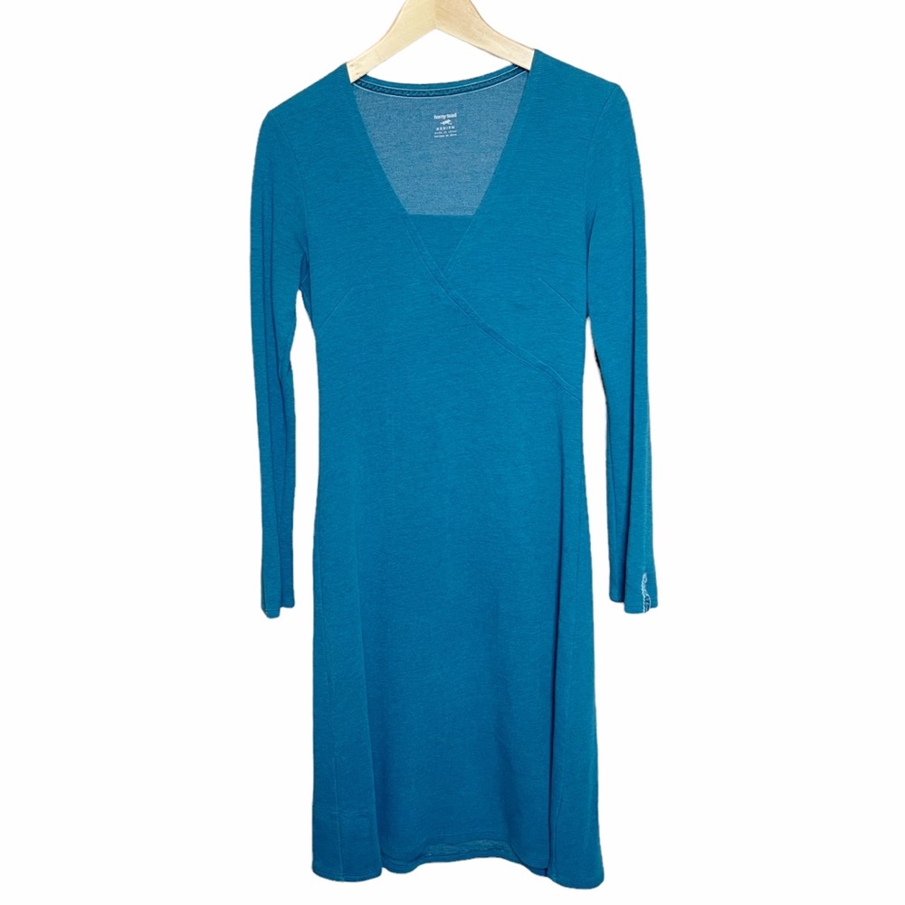 Horny Toad Teal Tomboy Wrap Dress Size Medium
